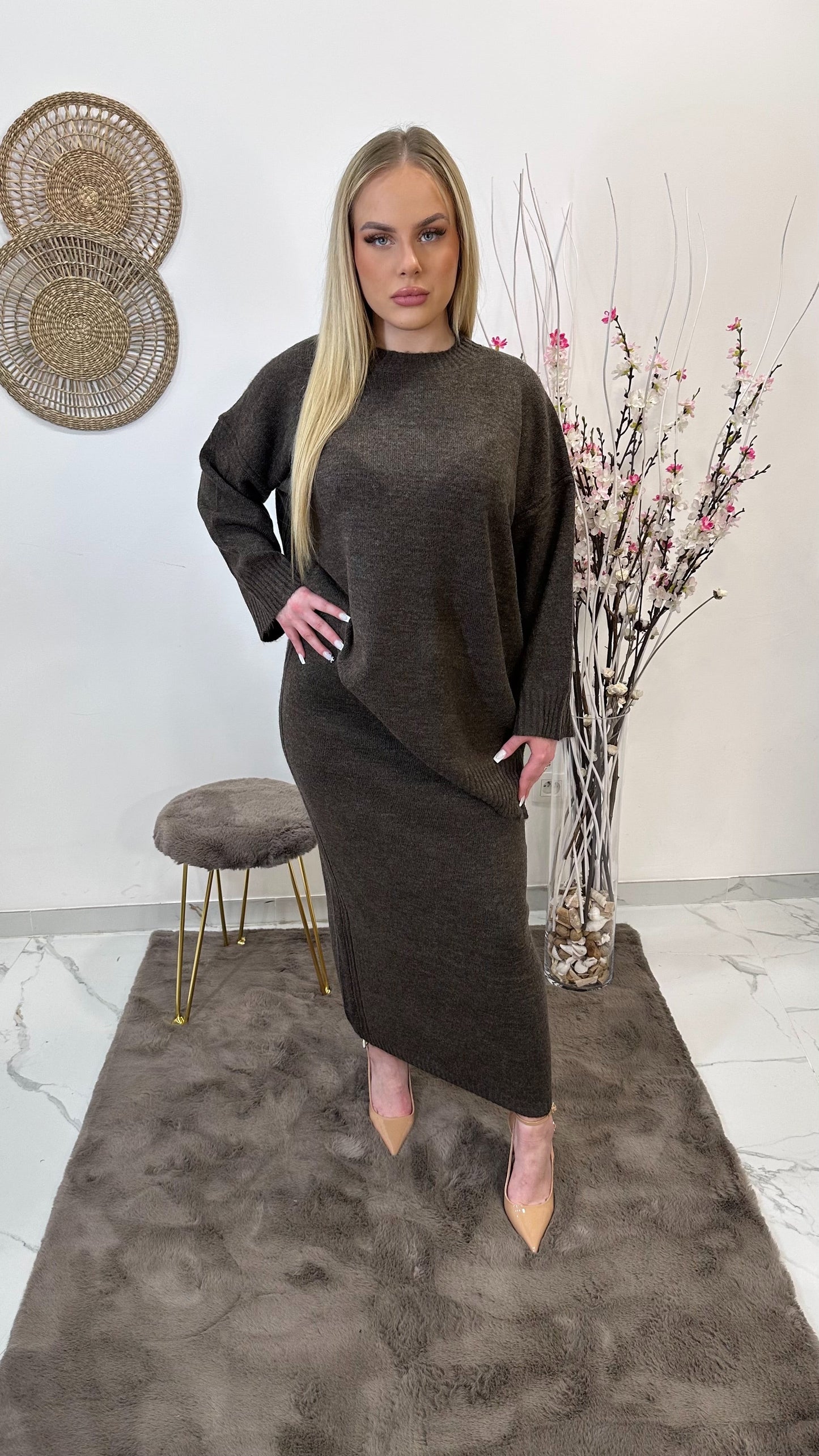 ENSEMBLE JUPE MAILLE