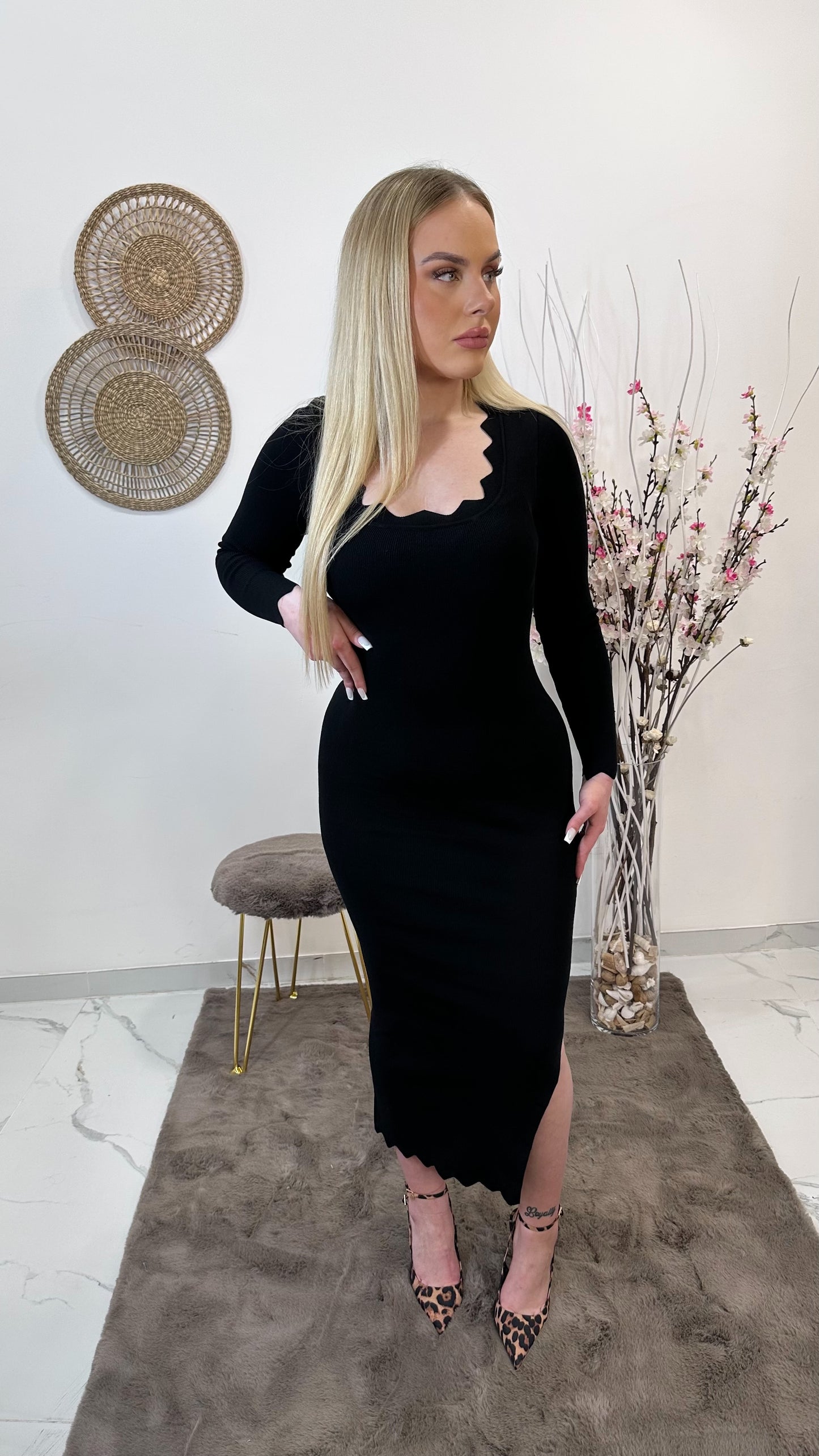 Robe Longue à détails