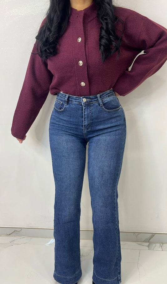 Jeans légèrement évasé